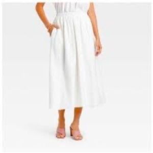 Erika & Company  Midi A-Line Flowy Skirt